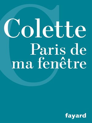 cover image of Paris de ma fenêtre